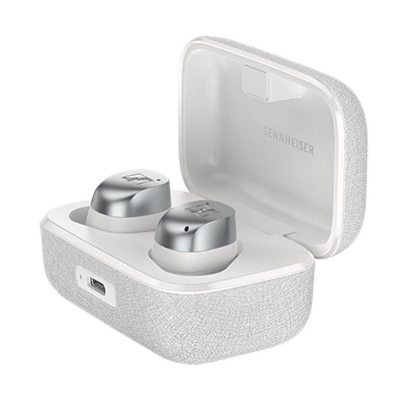 SENNHEISER Momentum 4 True Wireless Earbuds - Bluetooth / White/Silver