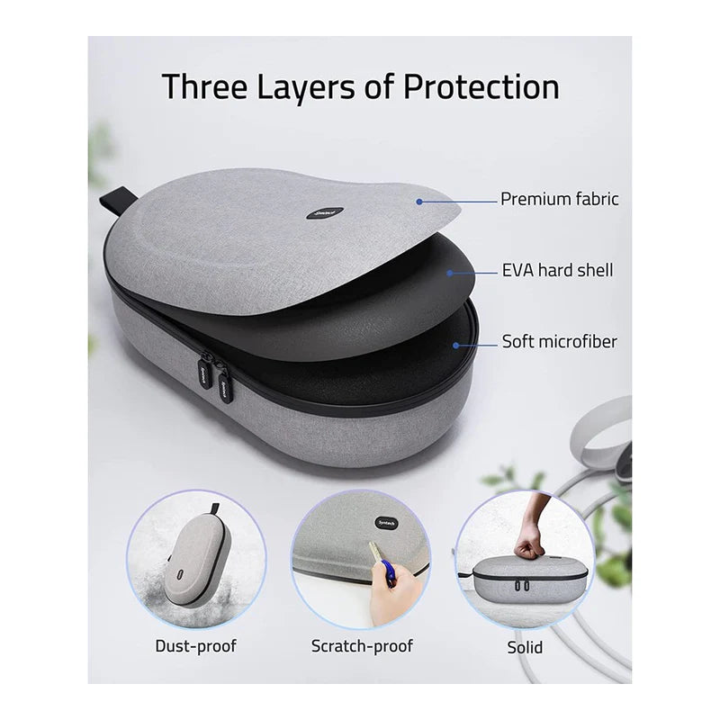 Syntech Hard Carrying Case Compatible with Meta/Oculus Quest 2 - Gray