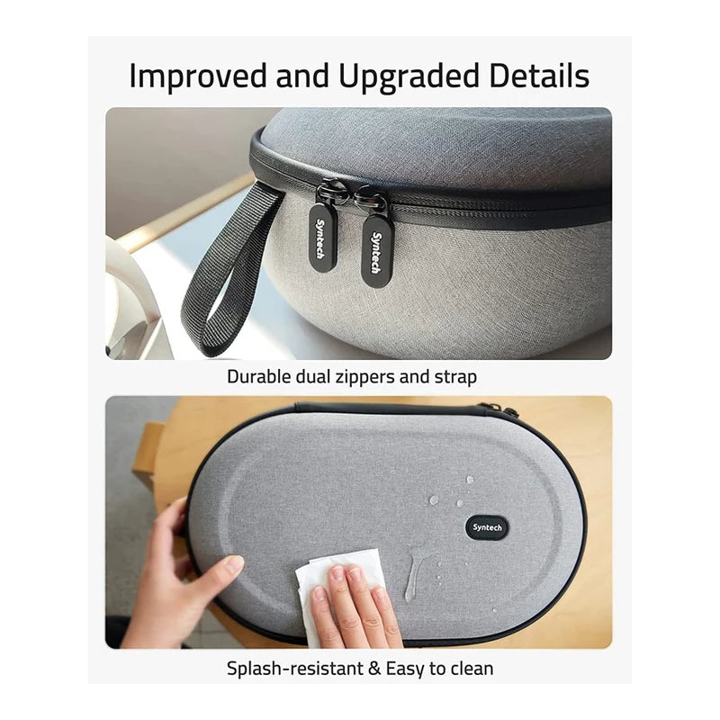 Syntech Hard Carrying Case Compatible with Meta/Oculus Quest 2 - Gray