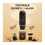iCafilas 2-in-1 Portable Espresso Maker with Heating - Black