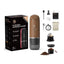 iCafilas 2-in-1 Portable Espresso Maker with Heating - Brown