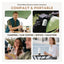 iCafilas 2-in-1 Portable Espresso Maker with Heating - White