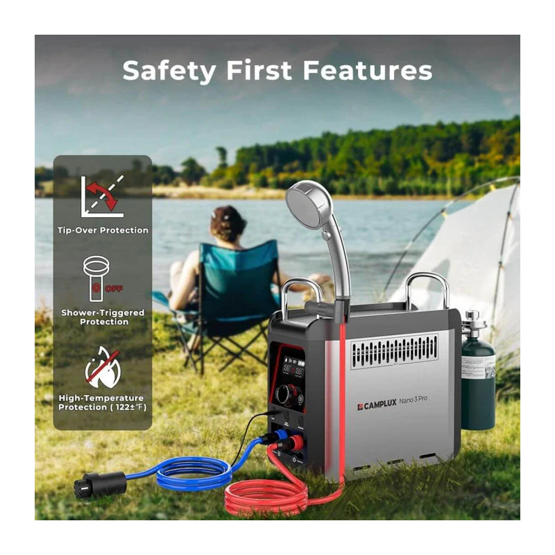 CAMPLUX Nano 3 Pro Portable Gas Water Heater