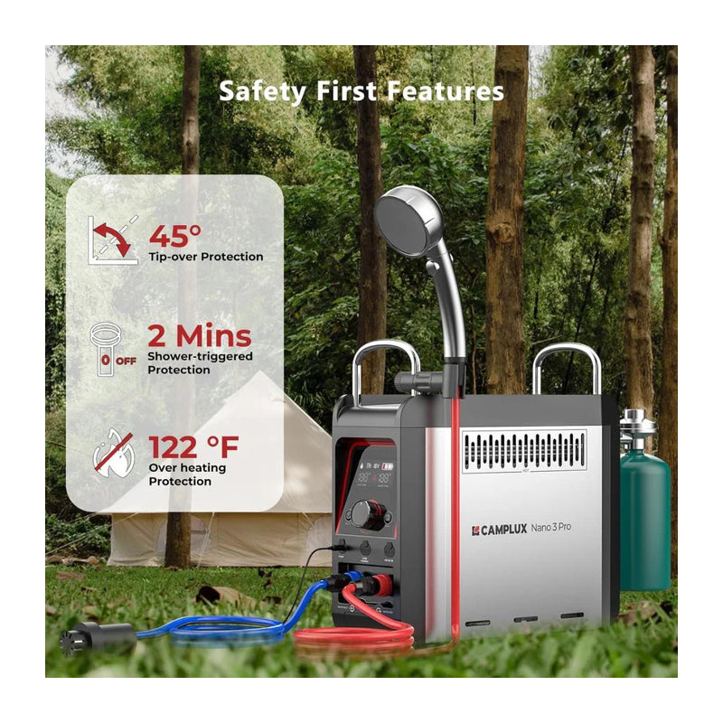 CAMPLUX Nano 3 Pro Portable Gas Water Heater