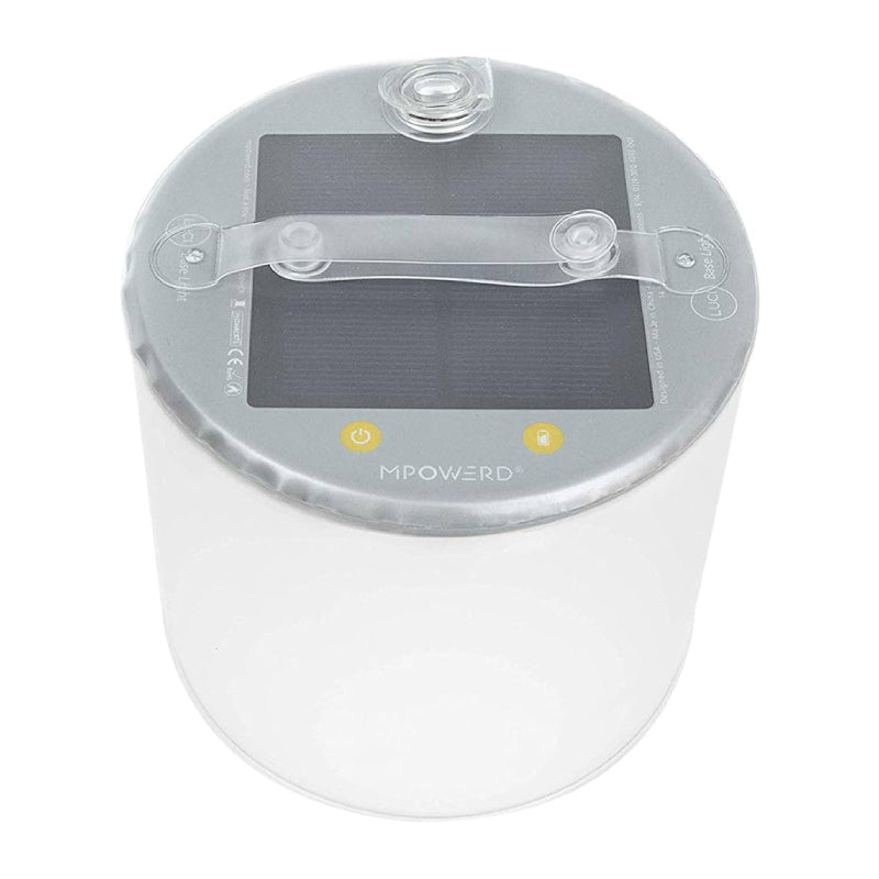 MPOWERD Luci Base Light Solar Inflatable Light With Power Bank - 4000mAh / Grey
