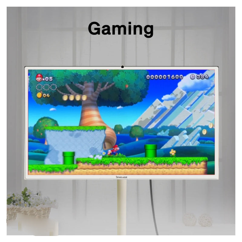 iENGAGE Wireless Android Touch Screen With Built-In Camera - 32" / 4K / 128GB / 8GB / Wi-Fi / USB-A / USB-C / HDMI / 3.5mm Audio Port
