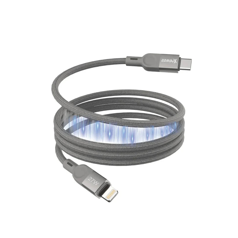 Xpower Type-C to Lightning Magnetic Cable - 27W / 1 Meter / Titanium