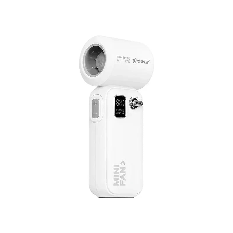 Xpower Cooler Mini Turbo Fan - White Gray