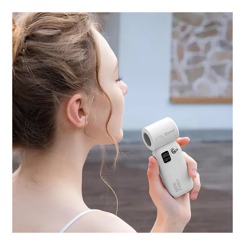 Xpower Cooler Mini Turbo Fan - White Gray
