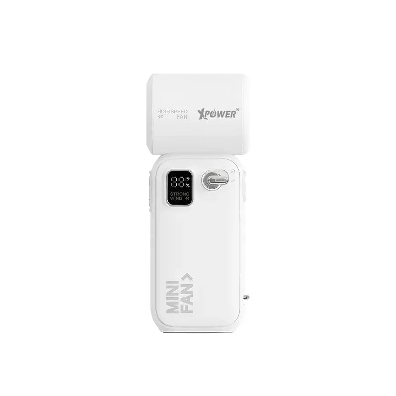 Xpower Cooler Mini Turbo Fan - White Gray