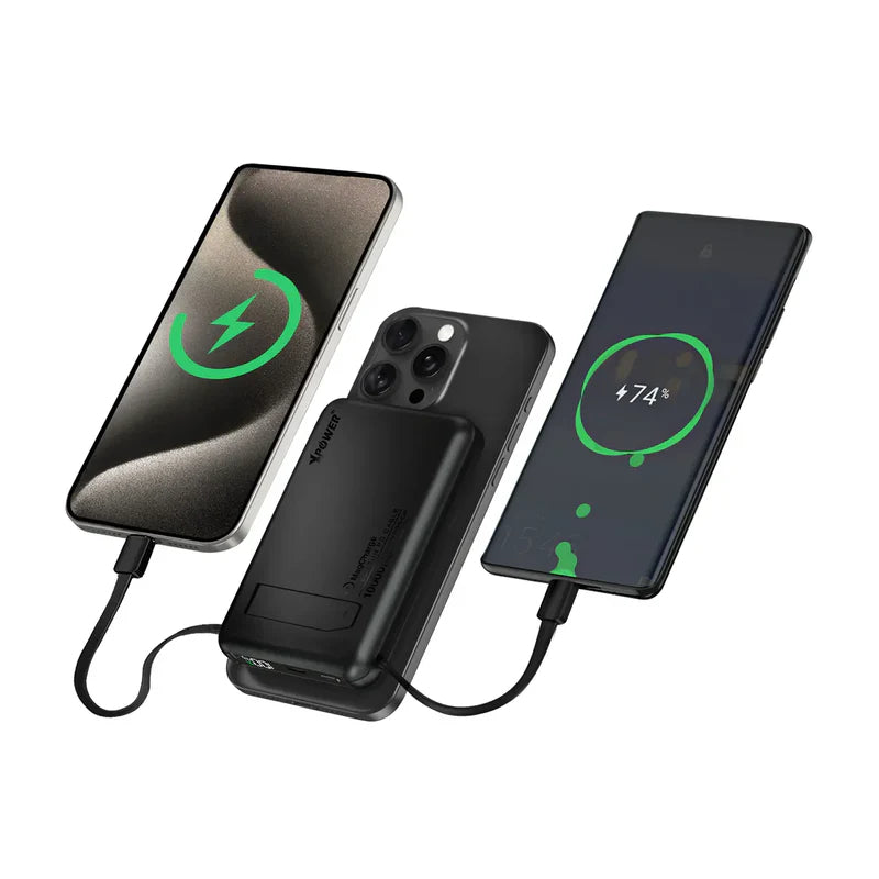 XPower M10C Wireless Power Bank - 10000mAh / 20W / Black
