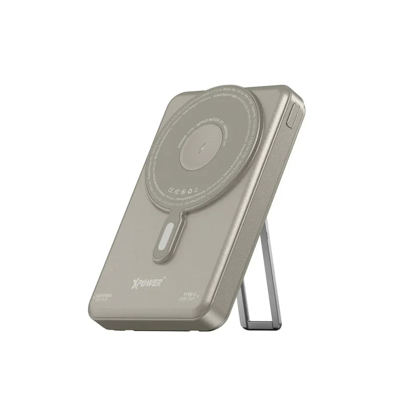XPower 7-In-1 Wireless Power Bank - 10000mAh / Titanium