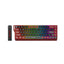 Gamax GM-02 Tri-Mold RGB Mechanical Keyboard - Wired / Bluetooth / 2.4GHz / 1.5 Meters / Arabic