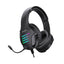 Gamax GM-204 4-in-1 Wired PC Accessory Set - AR Mechanical Keyboard / Mouse / Mousepad / Headset / Black