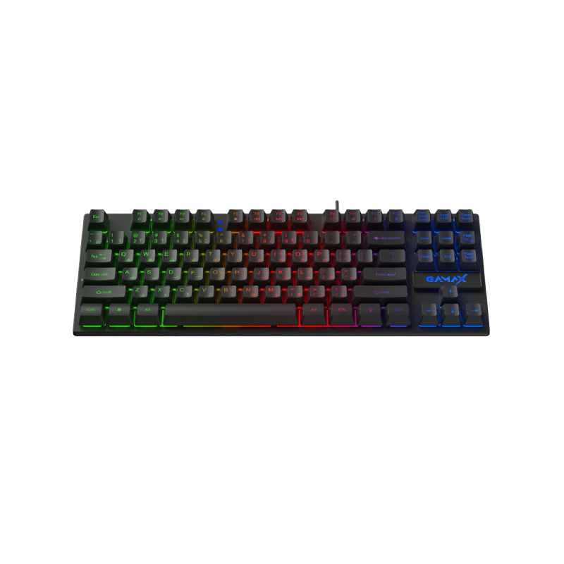 Gamax GM-645 4-in-1 Wired PC Accessory Set - AR Keyboard / Mouse / Mousepad / Headset / Black