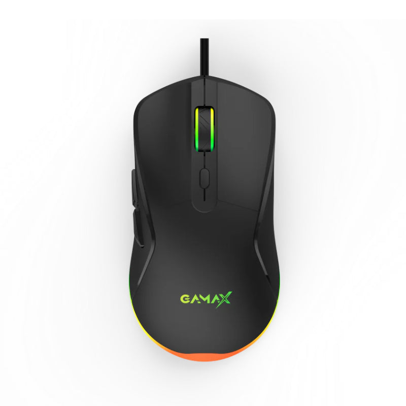 Gamax GM-645 4-in-1 Wired PC Accessory Set - AR Keyboard / Mouse / Mousepad / Headset / Black