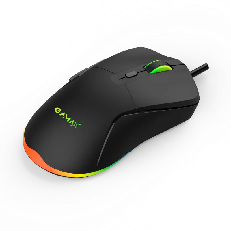 Gamax GM-645 4-in-1 Wired PC Accessory Set - AR Keyboard / Mouse / Mousepad / Headset / Black