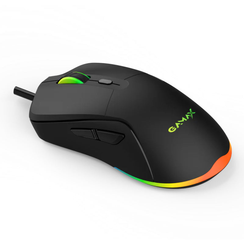 Gamax GM-645 4-in-1 Wired PC Accessory Set - AR Keyboard / Mouse / Mousepad / Headset / Black
