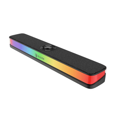 SADES Posevolt SA-SP01-B compact Desktop Soundbar - 10W / Bluetooth / RGB / Black