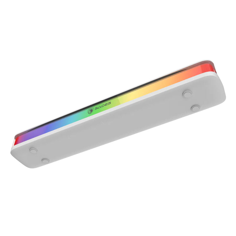 SADES Posevolt SA-SP01-B compact Desktop Soundbar - 100W / Bluetooth / RGB / White