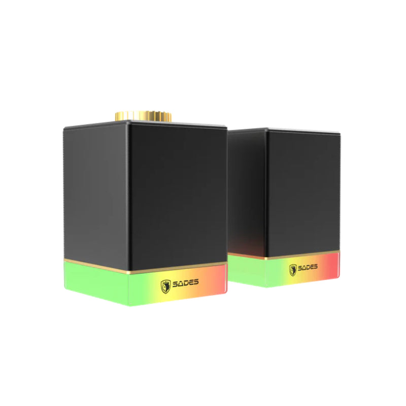 SADES Dionsyn SA-SP02 Desktop Stereo Speakers - 10W / Bluetooth / 2.0 Channel