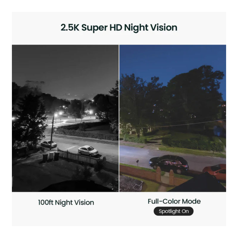 ZOSI C298 Dual Security Camera - 2MP+2MP / Full-Color Night Vision / Two-Way Audio