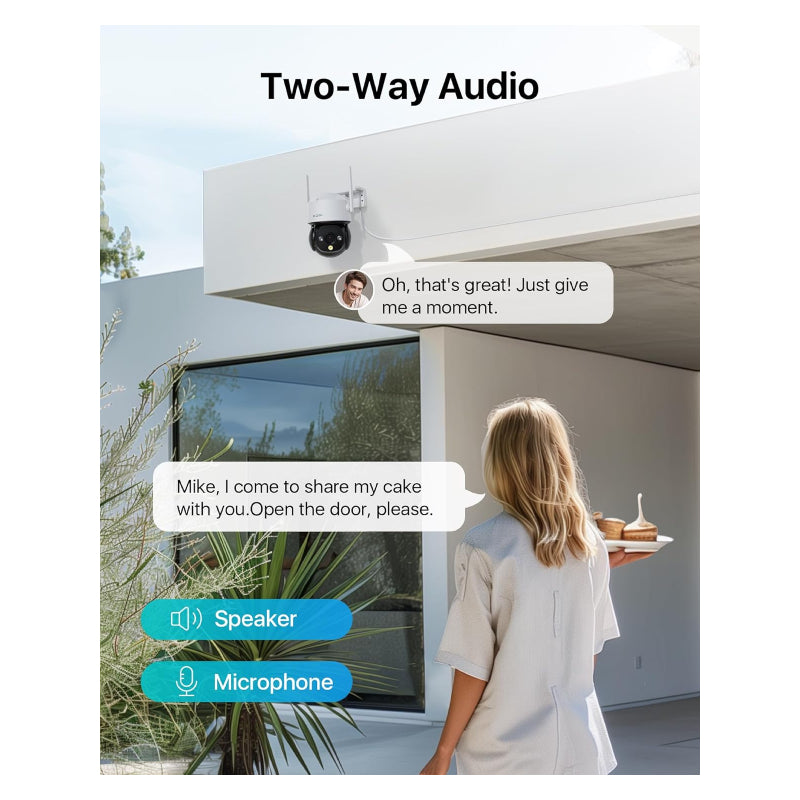 ZOSI C290 Security Camera - 2MP / Full-Color Night Vision / AI Human Vehicle Detection