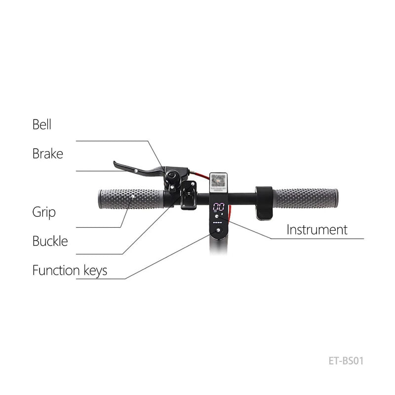 Earldom ET-BS01 Front Suspension Mobility Scooter - 30km/h / 250W / Black