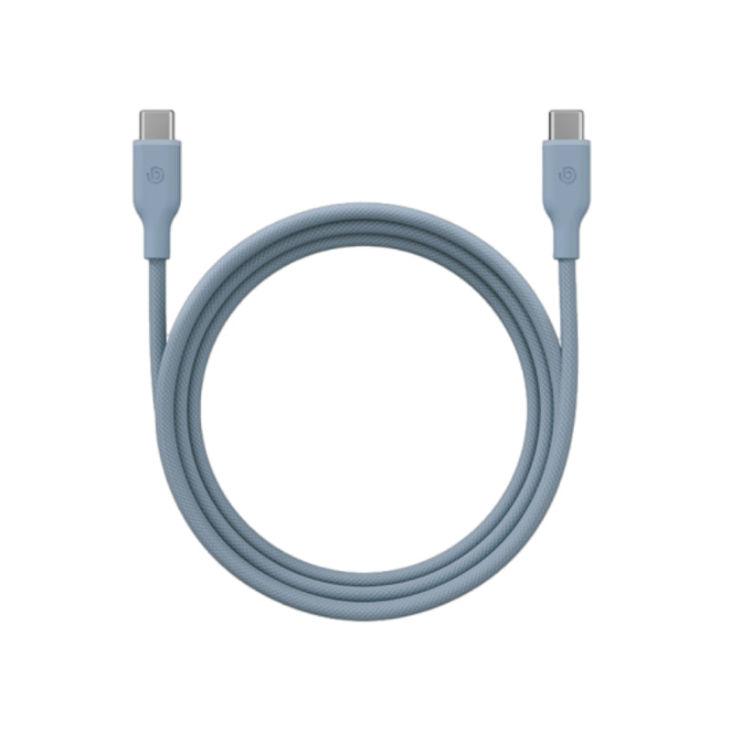 BAZIC GoCharge Weave Cable - 480Mbps / 60W / 1.5 Meter / USB-C / Blue