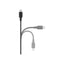 BAZIC GoCharge Weave Cable - 480Mbps / 60W / 1.5 Meter / USB-C / Black