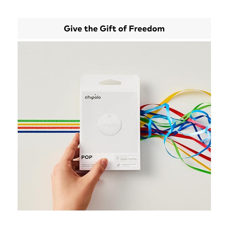 Chipolo POP Tracker for Apple/Android Find My - White