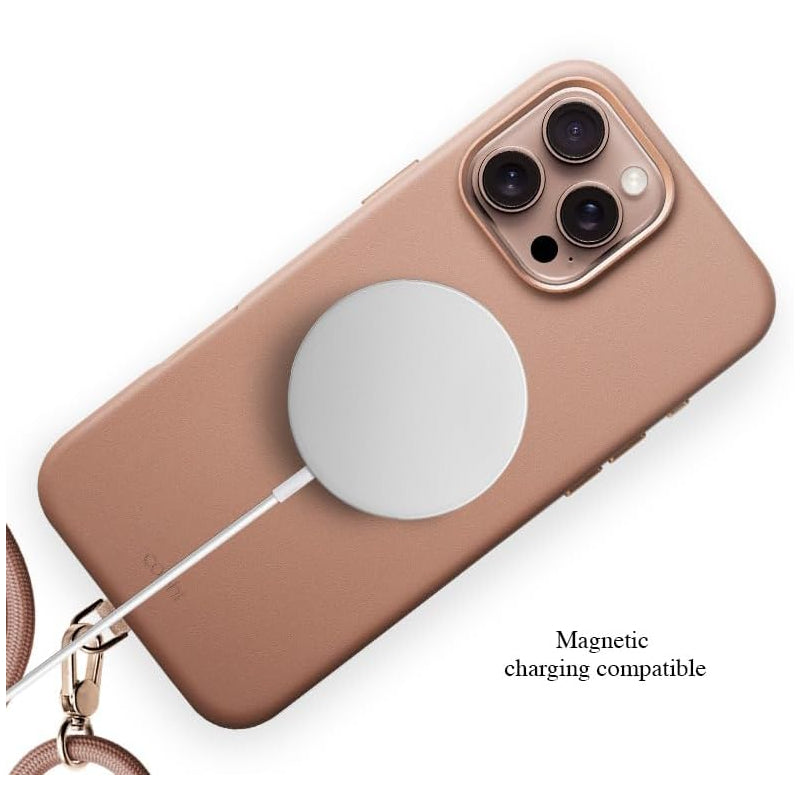 UNIQ Coehl Muse Magnetic Charging Case For Apple iPhone 16 Pro - Dusty Nude