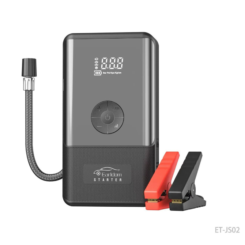 Earldom 2-in-1 ET-JS02 Jump Starter - 15000mAh / Black