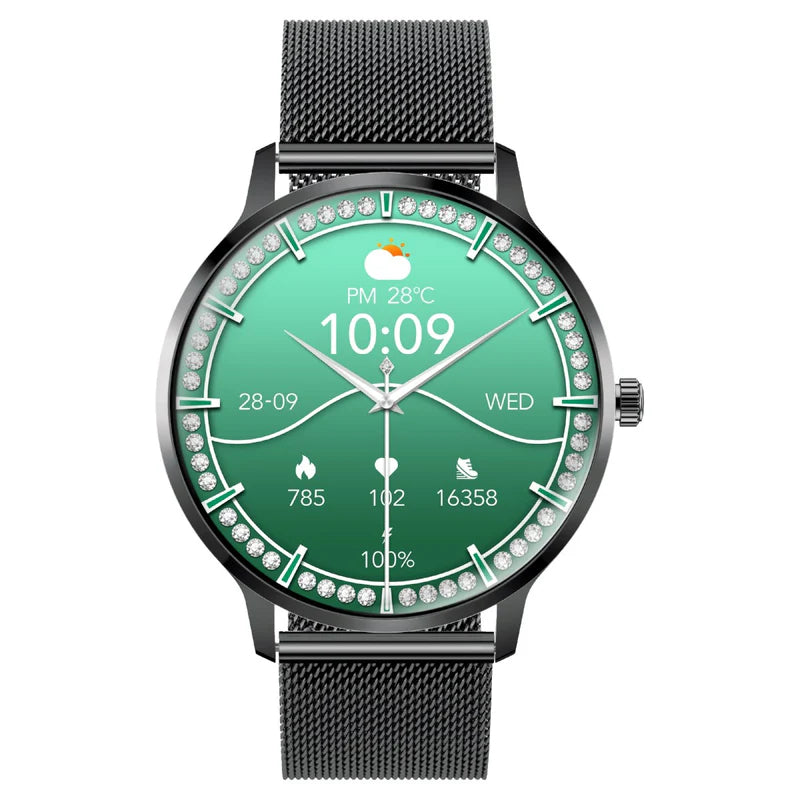 PROMATE XWatch-US13 Smart Watch - 1.32" AMOLED / Bluetooth / Black