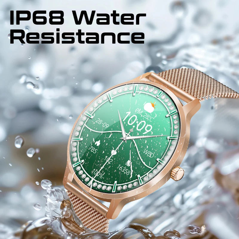 PROMATE XWatch-US13 Smart Watch - 1.32" AMOLED / Bluetooth / Rose Gold