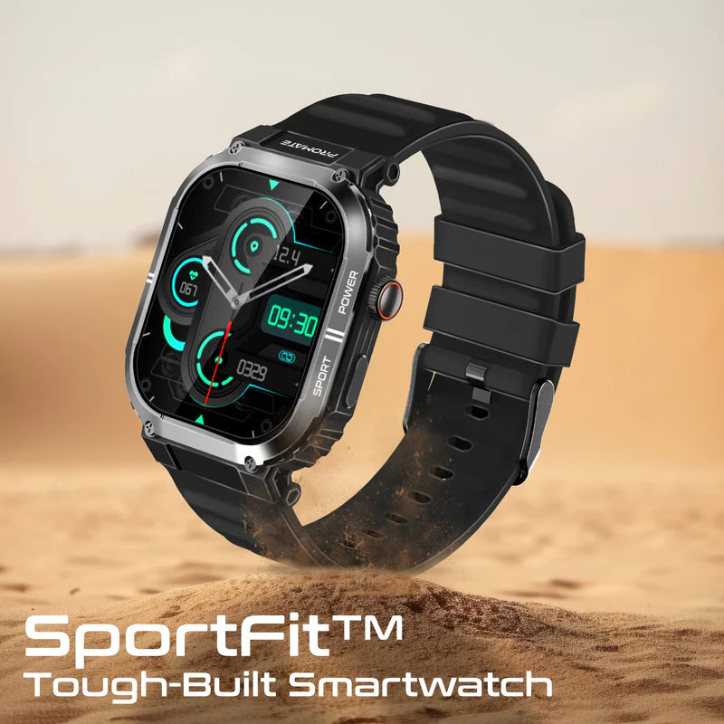 PROMATE XWatch-SL Smart Watch - 2.01" TFT / Bluetooth / Black