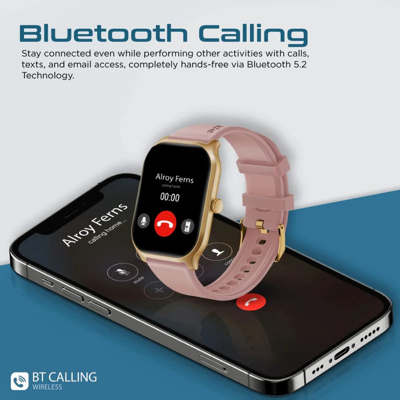 PROMATE Xwatch-B2 Smart Watch - 2.0" TFT / Bluetooth / Gold