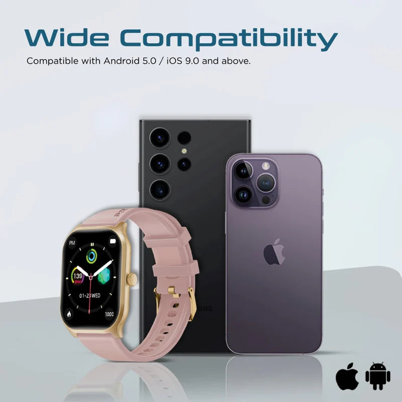 PROMATE Xwatch-B2 Smart Watch - 2.0" TFT / Bluetooth / Gold