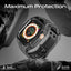 PROMATE Durable Protection Watch Case with TPU Watch Band - 49mm / Black