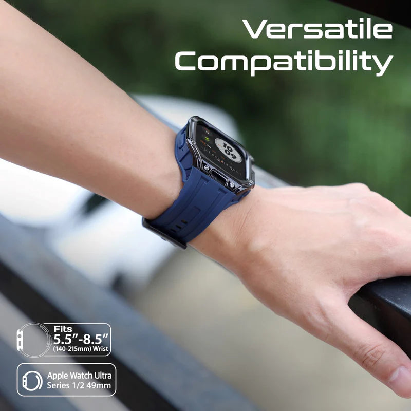 PROMATE Durable Protection Watch Case with TPU Watch Band - 49mm / Blue