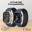 PROMATE MagBand-MS Premium Magnetic Silicone Watch Band - 42/44/45/49mm / Navy Blue