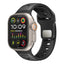 PROMATE SiliBand-DC Durable Two-Toned Silicone Sporty Watch Band - 42/44/45/49mm / Black