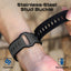 PROMATE SiliBand-DC Durable Two-Toned Silicone Sporty Watch Band - 42/44/45/49mm / Black