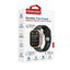 PROMATE SiliBand-DC Durable Two-Toned Silicone Sporty Watch Band - 42/44/45/49mm / Black