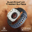 PROMATE SiliBand-DC Durable Two-Toned Silicone Sporty Watch Band - 42/44/45/49mm / Blue