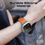 PROMATE SiliBand-DC Durable Two-Toned Silicone Sporty Watch Band - 42/44/45/49mm / Orange