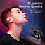 PROMATE AirClip Open Ear Clip TWS Earbuds - Bluetooth / 500mAh / Black
