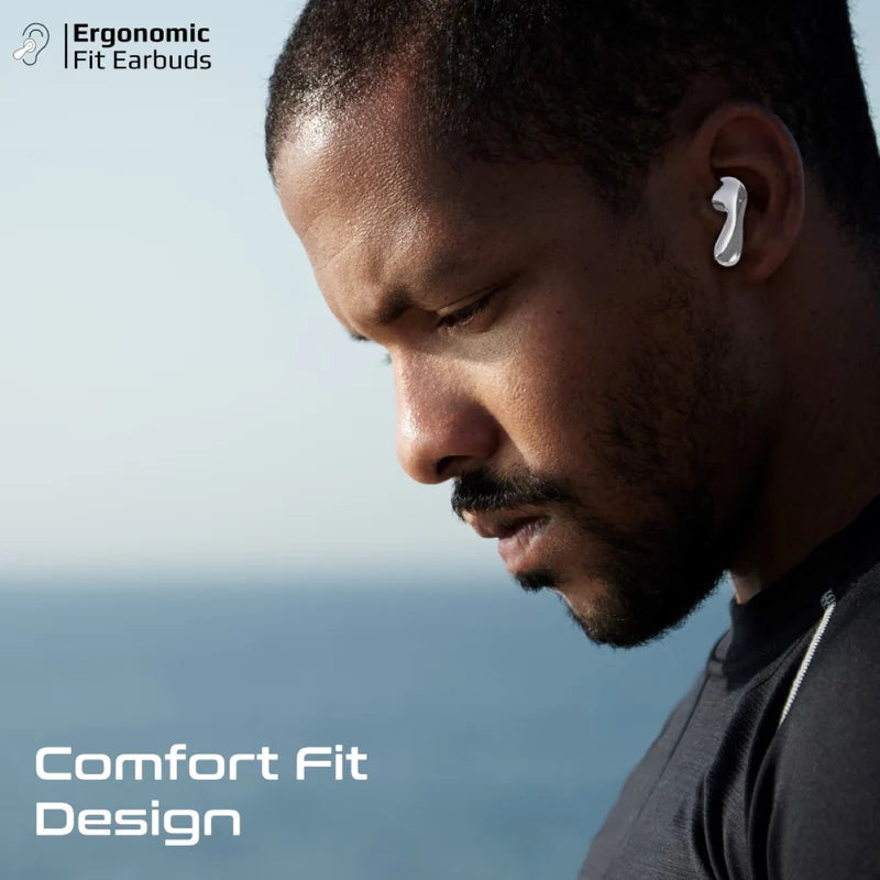 PROMATE Baton Hybrid ANC TWS Earbuds - Bluetooth / 500mAh / White