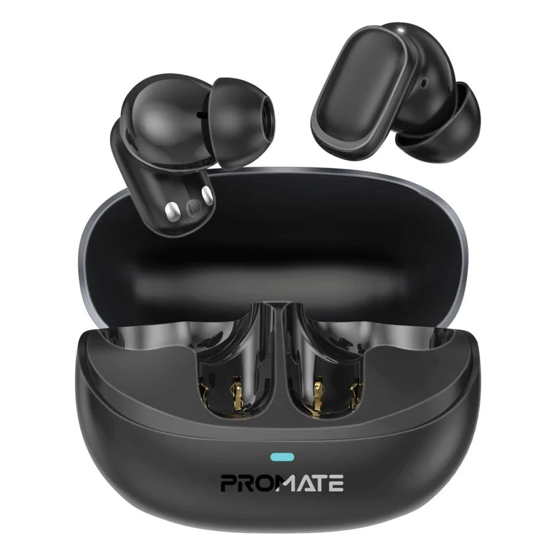 PROMATE Lush-Pro TWS Earbuds - Bluetooth / 400mAh / Black