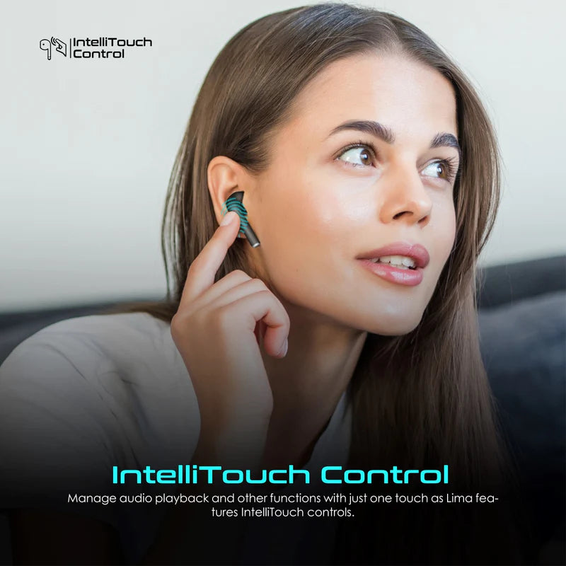 PROMATE Lima ENC TWS Wireless Earbuds - Bluetooth / 300mAh / Black